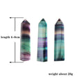100% Natural Fluorite Crystal Striped Fluorite tower