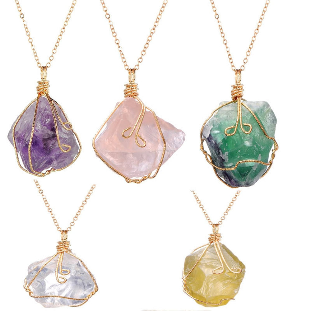 Handmade Wire Wrap Necklaces