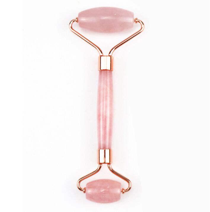 Crystal Roller Facial Massage Relaxation Toll Made From Natural Rose Quartz