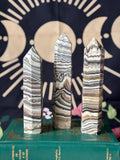 Extra Large Zebra Calcite Tower
