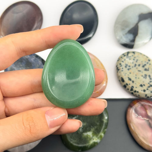 Worry Stone — Natural Gemstone Thumb Massage Palm Stone — additional product photo