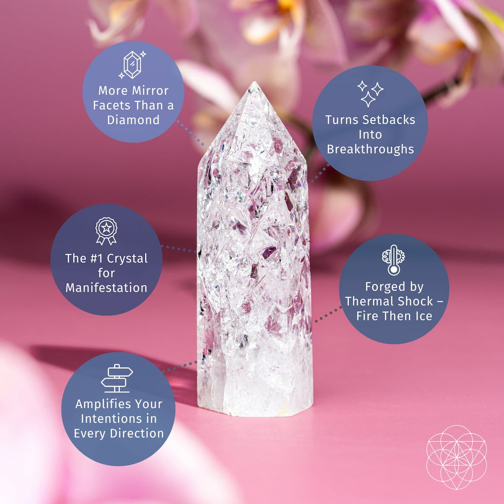 Ice Quartz Point - Limitless Manifestation