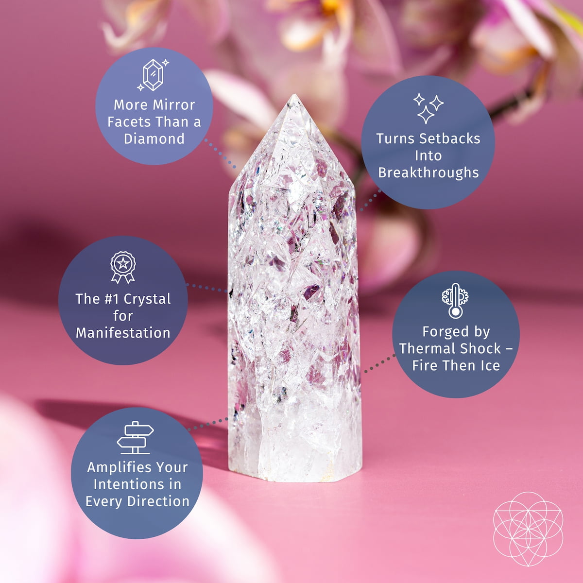 Ice Quartz Point - Limitless Manifestation