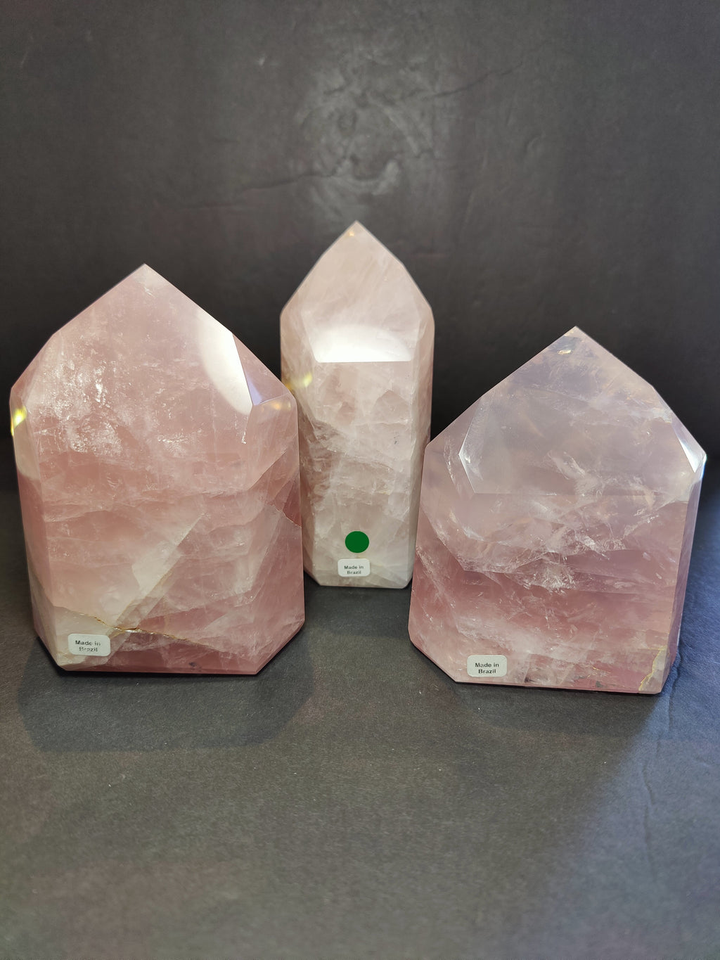 XL Rose Quartz Polished Obelisk Tower Sculpture