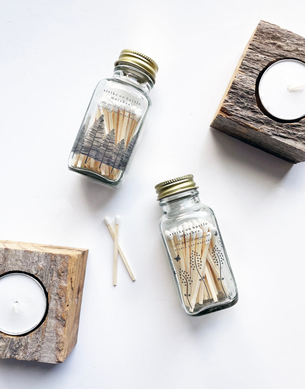 Noble Fir Trees Jar Matches