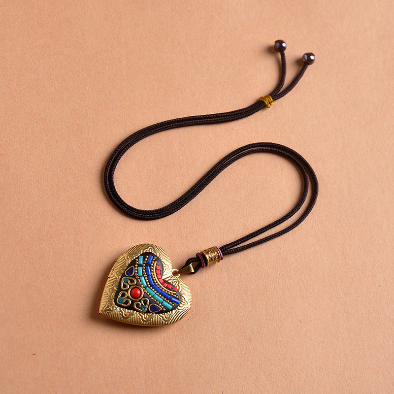 Niche For Statue Of The Buddha Handmade Yellow Pendants