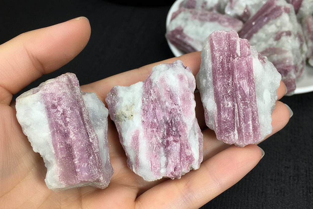 Natural pink tourmaline