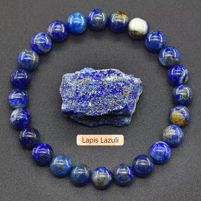 8mm Apatite Sun Stone Beaded Bracelet Handmade Agate Crystal Original Stone Bracelet