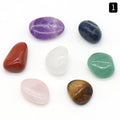 Natural Crystal Set, Hexagonal Column Double-Pointed 7 Pieces, Irregular 7 Pieces, Set Gift Box
