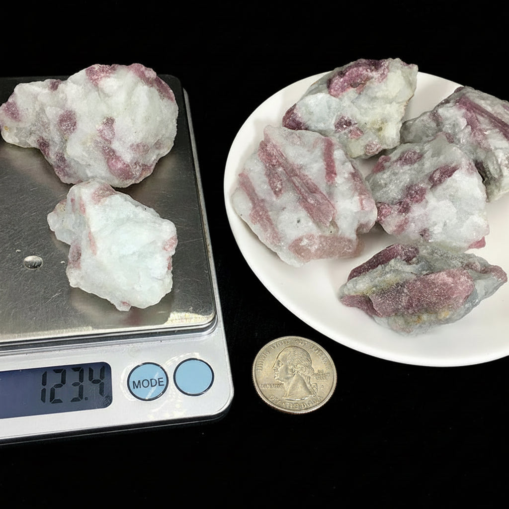 Natural pink tourmaline