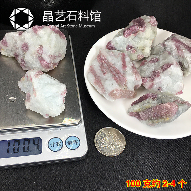 Natural pink tourmaline