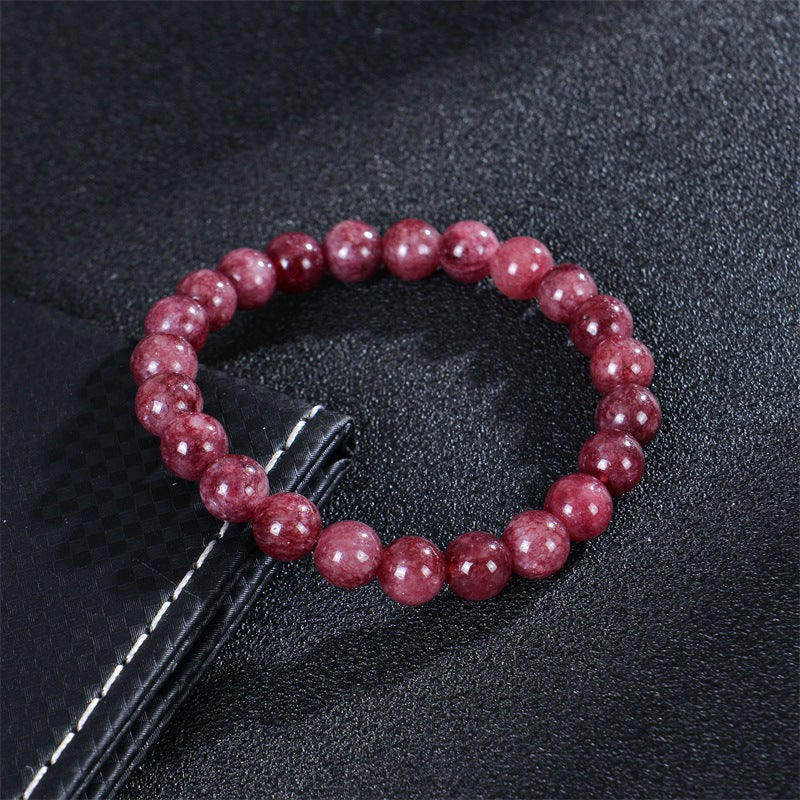 8mm Apatite Sun Stone Beaded Bracelet Handmade Agate Crystal Original Stone Bracelet