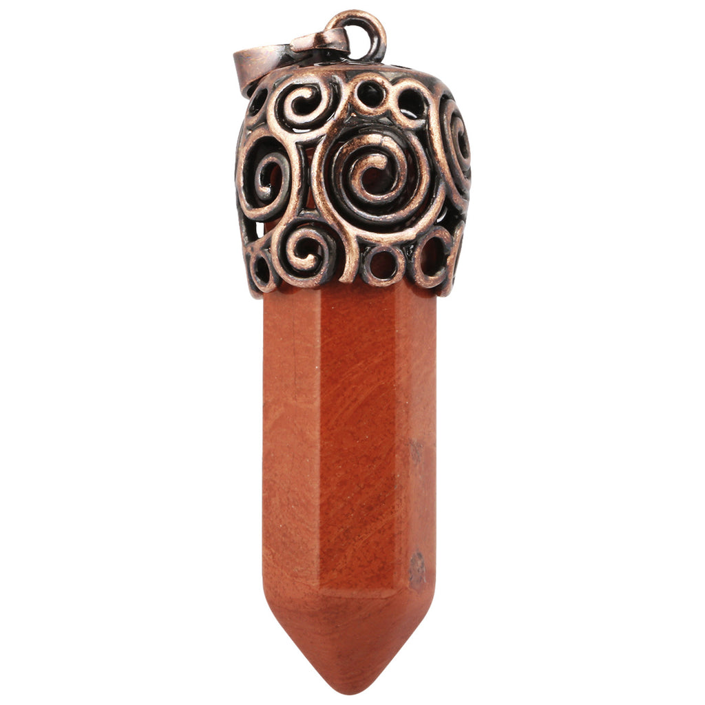 Natural Crystal Single-pointed Hexagonal Alloy Spiral Pattern