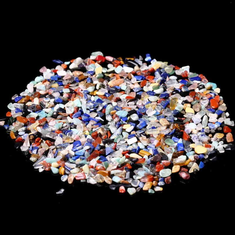 Natural Stones Gravel Crystals Chip Quartz Ore Minerals Reiki Healing Tumbled Agates