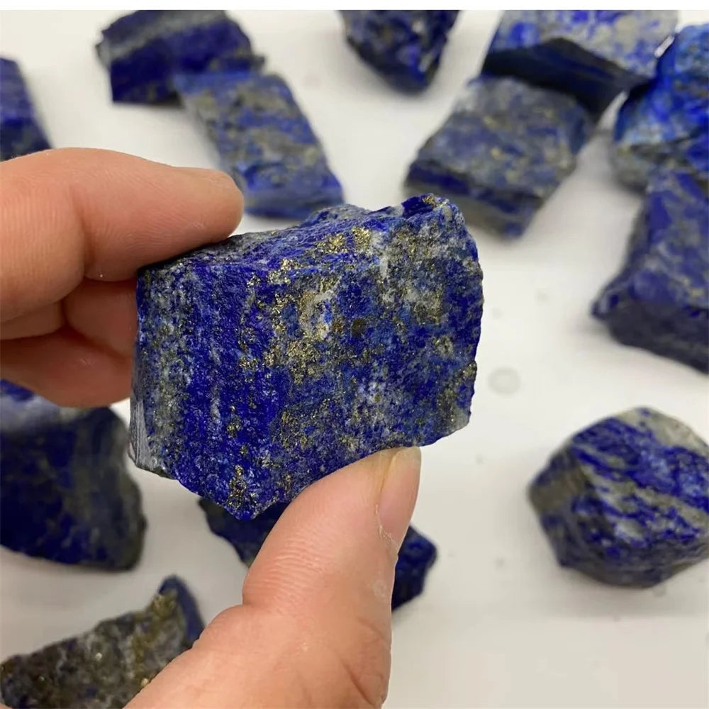 Natural Unpolished natural Crystals Blue Lapis Lazuli Raw Gemstone Stone
