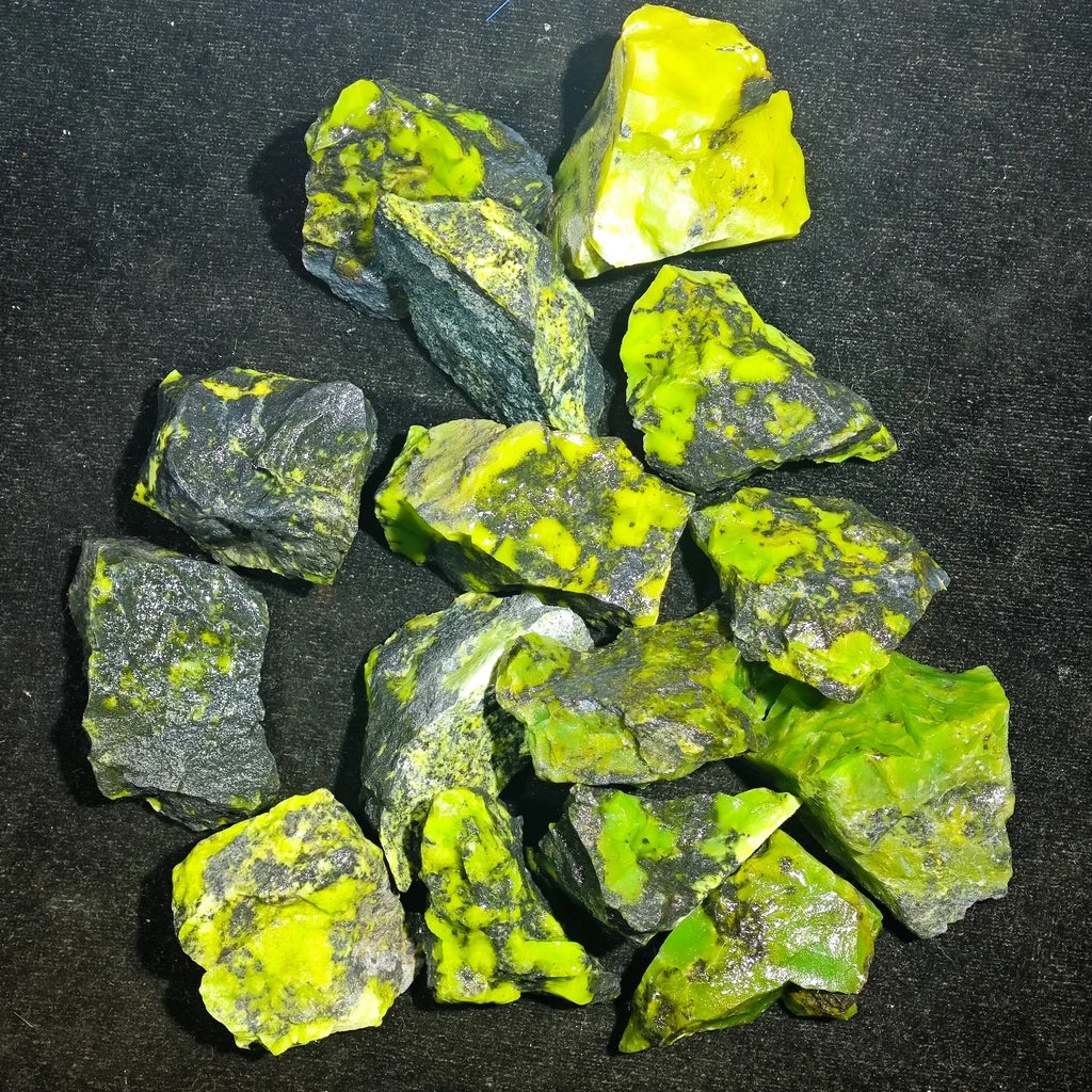Natural Raw Green Opal Rough Stones Unpolished Gemstone Mineral Specimen Bulk Loose Rocks