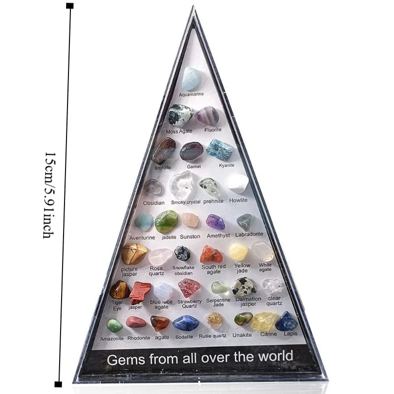 Gemstones Natural Crystal Rock And Mineral Rock Collection