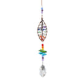 Crystal Light Catcher Tree of Life Crystal Ornament Rainbow Maker Crystal Prism Chakra Pendant Window