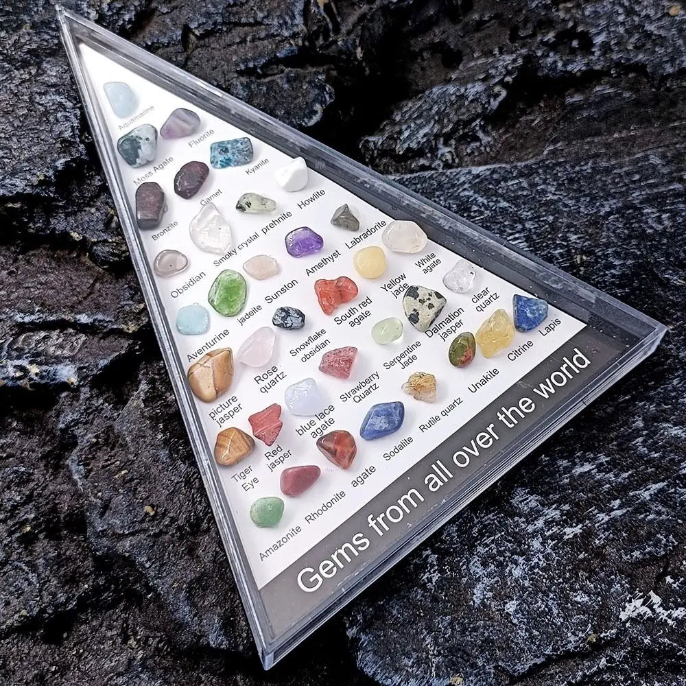 Gemstones Natural Crystal Rock And Mineral Rock Collection