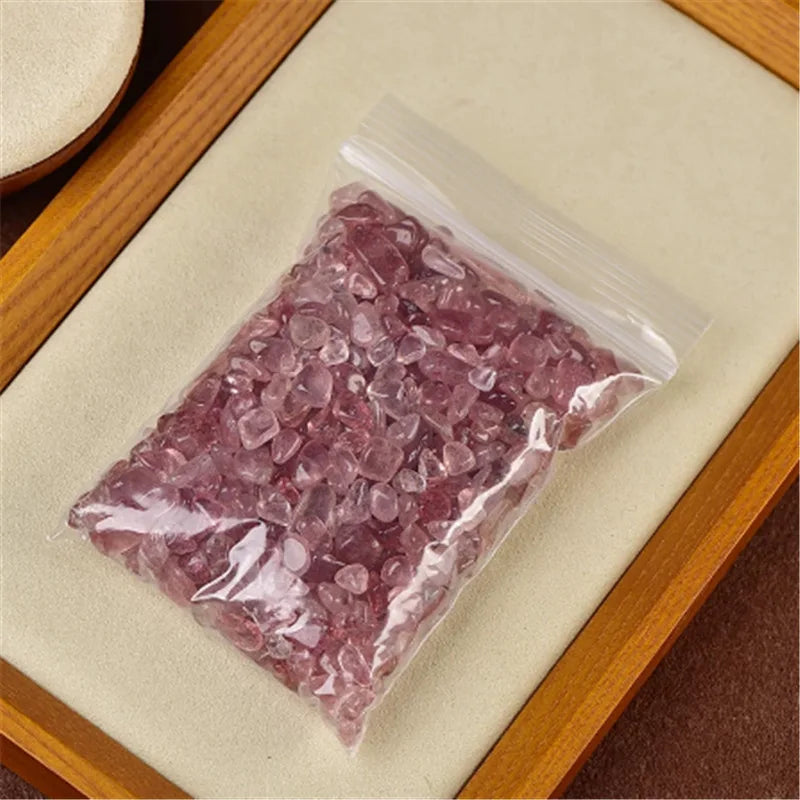Natural Stones Gravel Crystals Chip Quartz Ore Minerals Reiki Healing Tumbled Agates
