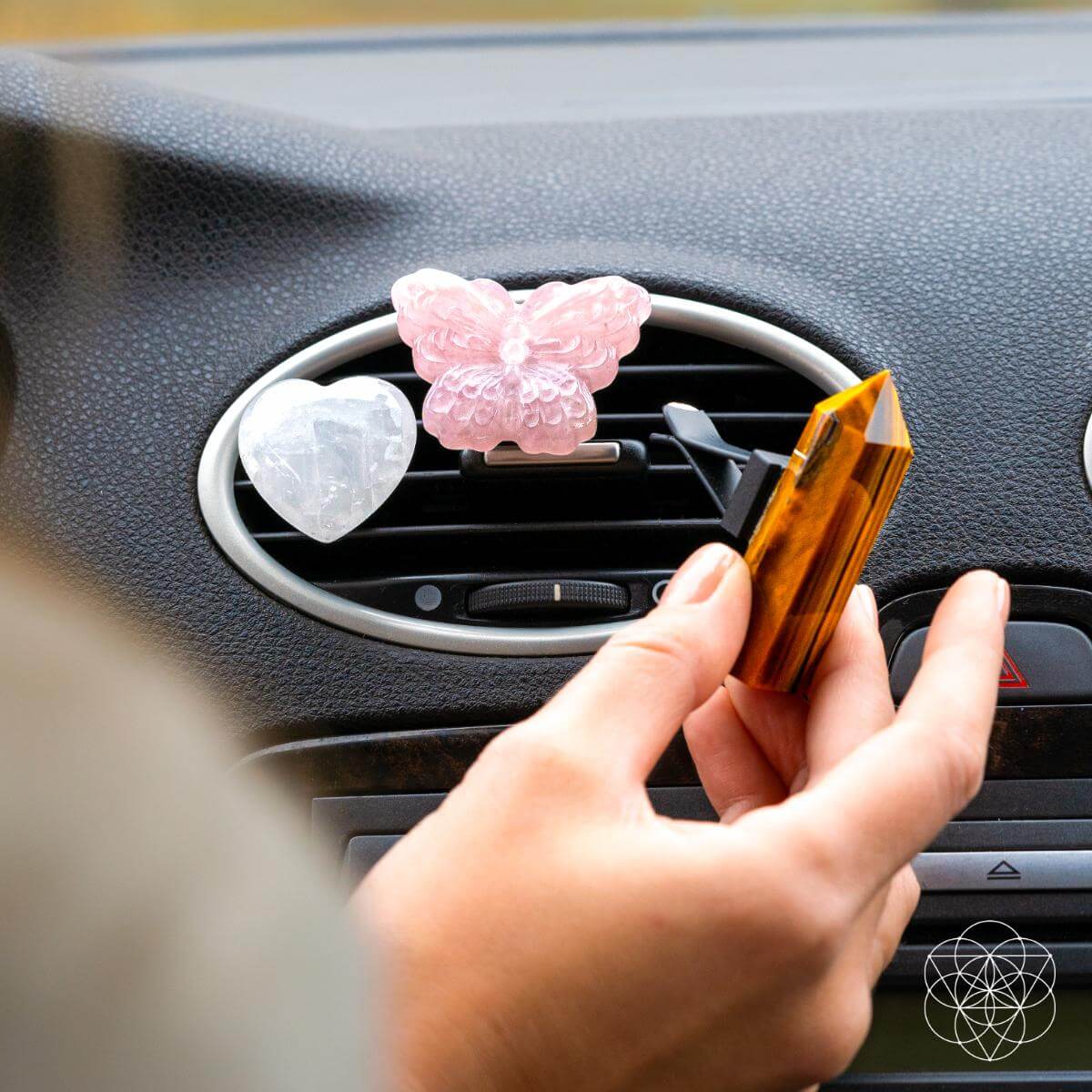 Crystal Car Kit of Safety and decorations.