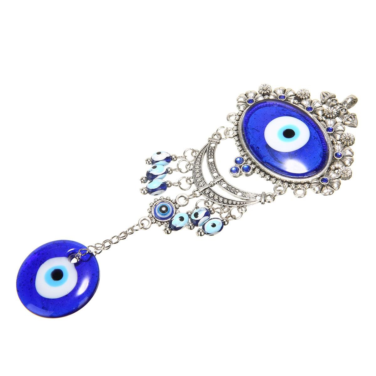 Turkish Blue Evil Eye Wall Hanging Ornament