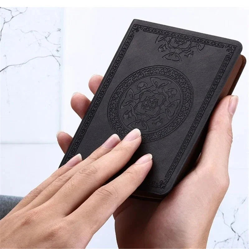 Vintage Leather Notebook | A6 Portable Diary and Journal Pocket Size
