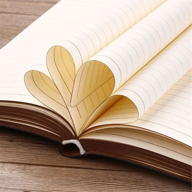 Vintage Leather Notebook | A6 Portable Diary and Journal Pocket Size