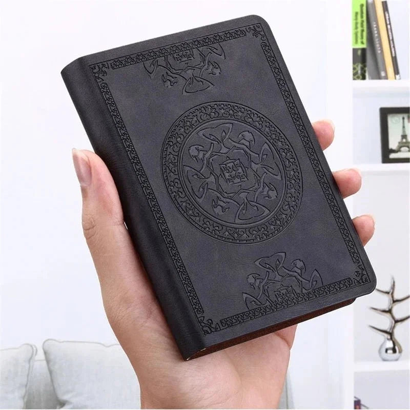 Vintage Leather Notebook | A6 Portable Diary and Journal Pocket Size