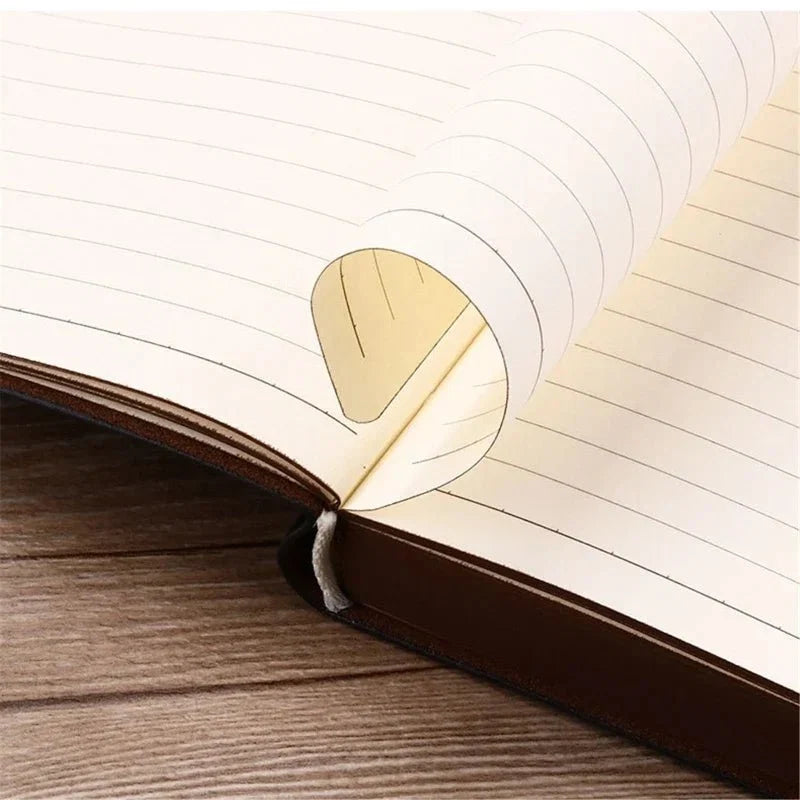 Vintage Leather Notebook | A6 Portable Diary and Journal Pocket Size