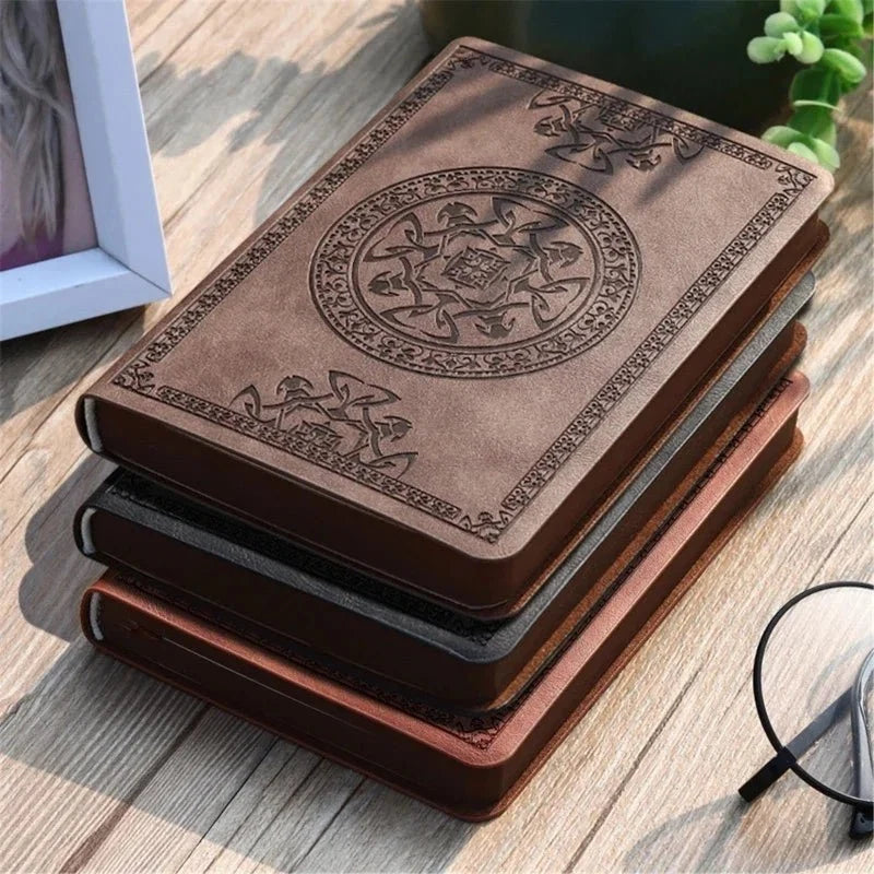 Vintage Leather Notebook | A6 Portable Diary and Journal Pocket Size