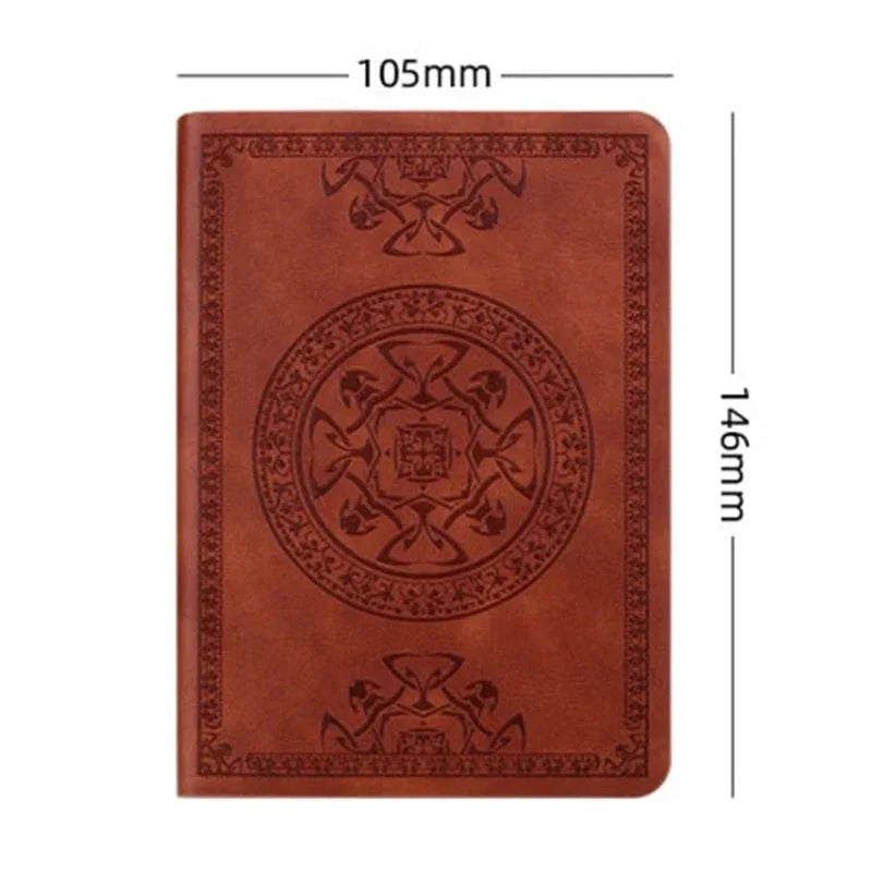 Vintage Leather Notebook | A6 Portable Diary and Journal Pocket Size