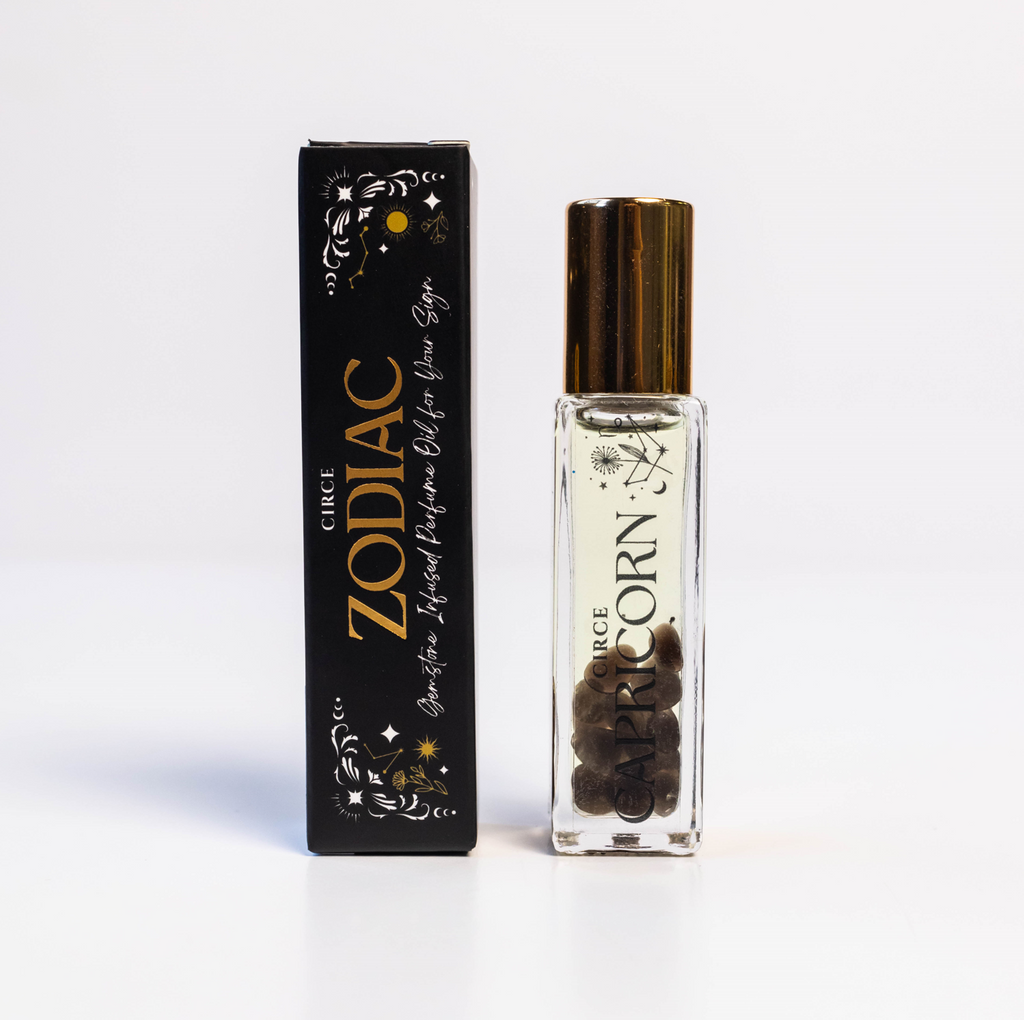 Zodiac Perfume Oil Set — 12 Gemstone-Infused Zodiac Scents